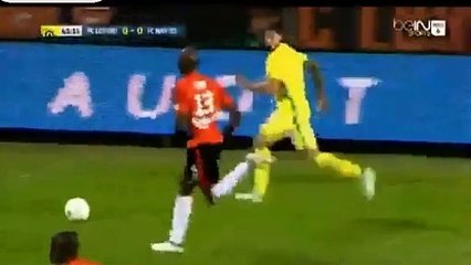 0-1 Yacine Bammou Goal HD - Lorient 0-1 Nantes - 15.10.2016