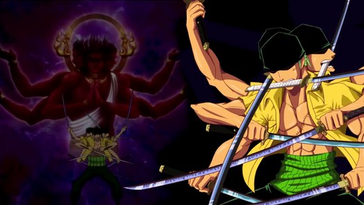 Zoro's Elemental Sword Styles Samurai Demon Auras One Piece (ワンピース) 843 ...