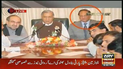 See The Reaction Of Zafar ALi Shah When Arshad Sharif Played The Clip