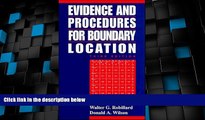 Big Deals  Evidence and Procedures for Boundary Location  Full Read Best Seller