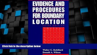 Big Deals  Evidence and Procedures for Boundary Location  Full Read Best Seller