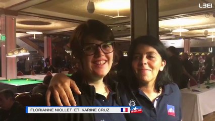 16_17 CHPT MONDE EN IRLANDE FLORIANNE NIOLLET ET KARINE CRUZ FIN DE JOURNEE DU 15_10_2016
