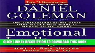 [PDF] Emotional Intelligence: Why It Can Matter More Than IQ [Full Ebook]