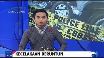 Kecelakaan Beruntun 9 Mobil