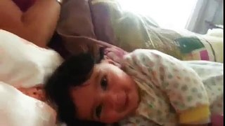 Baby eating comforter baby funny videos