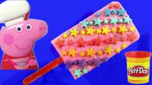 Peppa Pig Toys - Play Doh Frozen - Create ice cream star playdoh videos toys