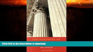 READ BOOK  Foundations of Employment Discrimination Law (Interdisciplinary Readers in Law)  BOOK