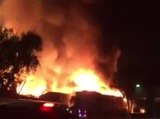 3-alarm fire in Gilbert