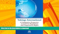 FAVORITE BOOK  Takings International: A Comparative Perspective on Land Use Regulation and