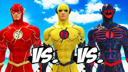 THE FLASH vs PROFESSOR ZOOM vs BLACK RACER - EPIC BATTLE
