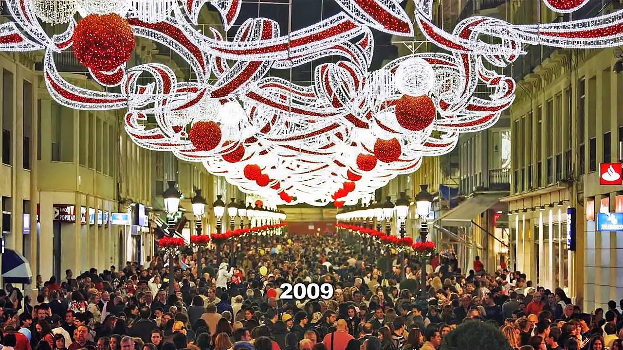 Malaga Christmas Lights 2015