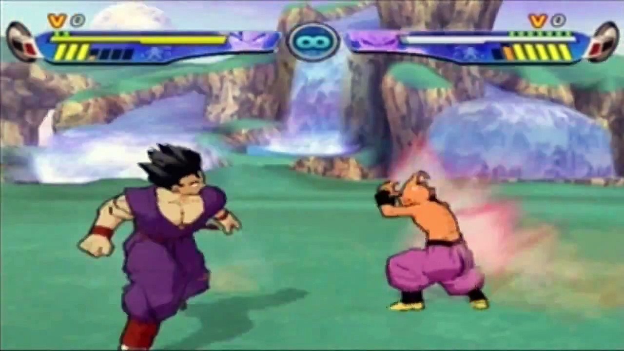 Dragon Ball Z Budokai 3 Gohan (2HP) Vs Kid Buu (7HP)