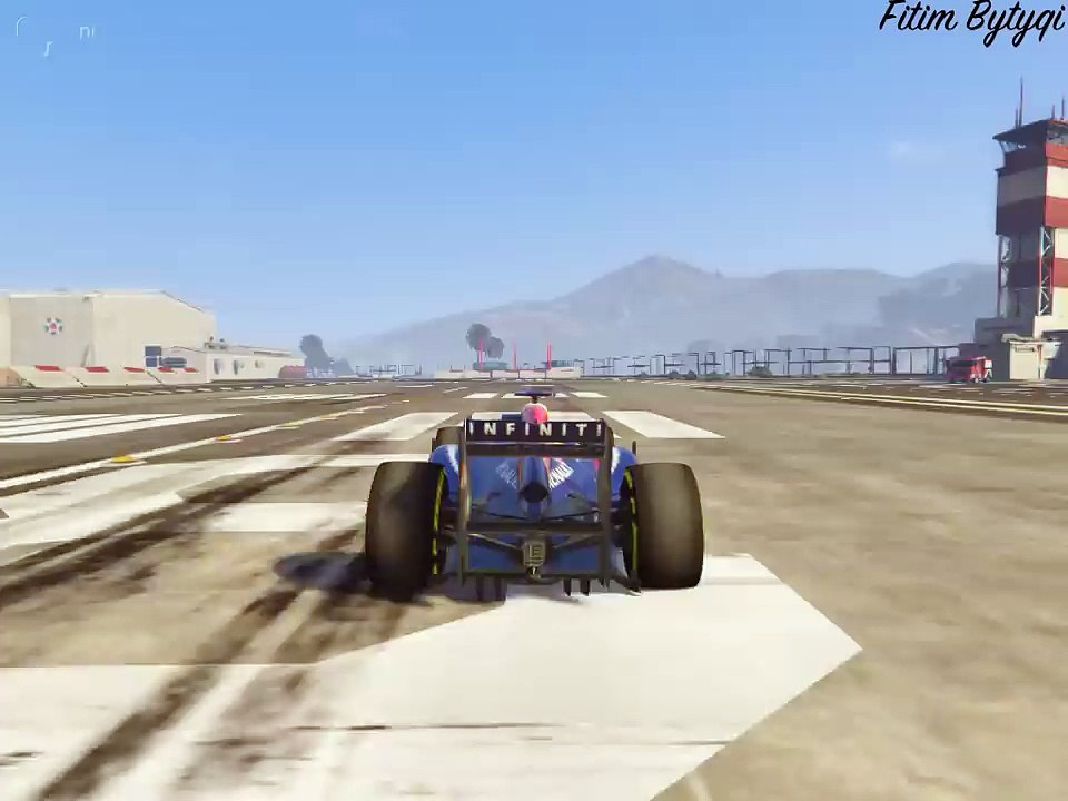 GTA 5 crazy stunt with Formula one !! F1 !!