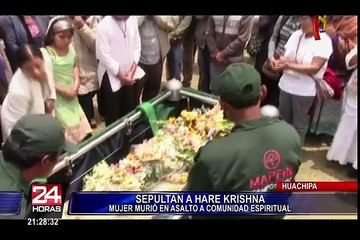 Hare Krishna: sepultan restos de mujer asesinada durante asalto