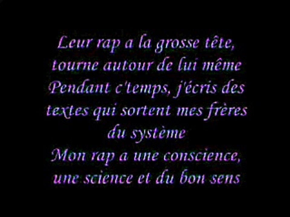 Le Retour Du Rap Francais   Kery James (Paroles/Lyrics)