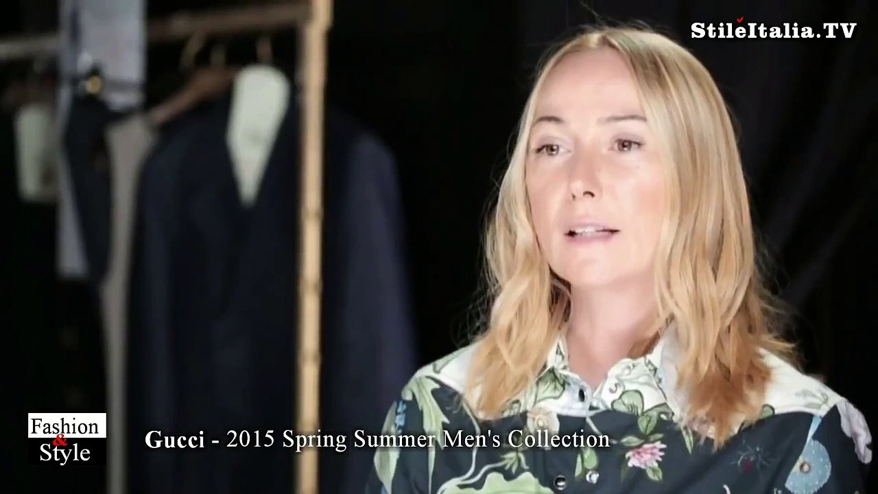"Italian Fashion" - "Gucci" 2015 S.S. Men's introduced by Frida Giannini "Milan Fashion Week"