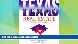 FAVORITE BOOK  Texas Real Estate: Principles and Practices FULL ONLINE