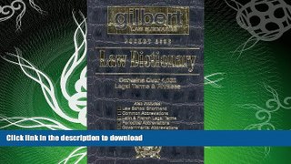 FAVORITE BOOK  Gilbert Law Summaries Pocket Size Law Dictionary: Black  PDF ONLINE