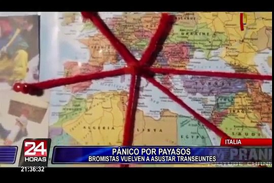 Payasos asesinos aterran a italianos con crueles bromas