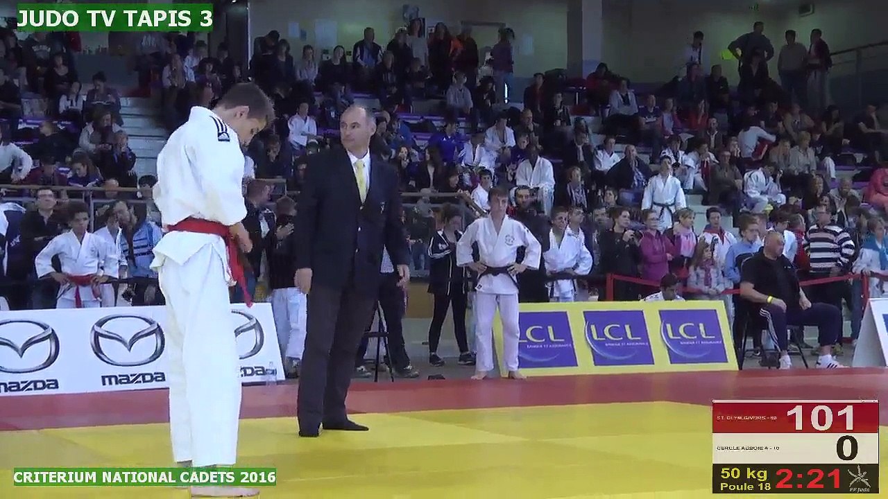 TAPIS 3 - CRITERIUM NATIONAL INDIVIDUEL CADETS-CADETTES - CEYRAT, 2016 - LIVE 4 (91)