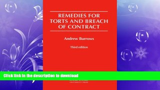 EBOOK ONLINE  Remedies for Torts and Breach of Contract FULL ONLINE