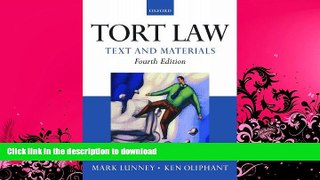 READ BOOK  Tort Law: Text and Materials FULL ONLINE