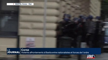 Corse : violents affrontements à Bastia entre nationalistes et forces de l'ordre