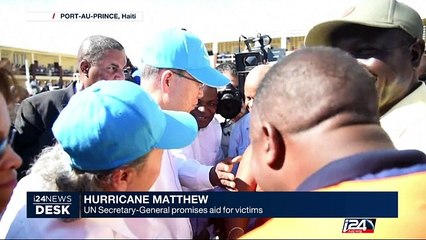 Hurricane Matthew : UN secretary-General promises aid for victims