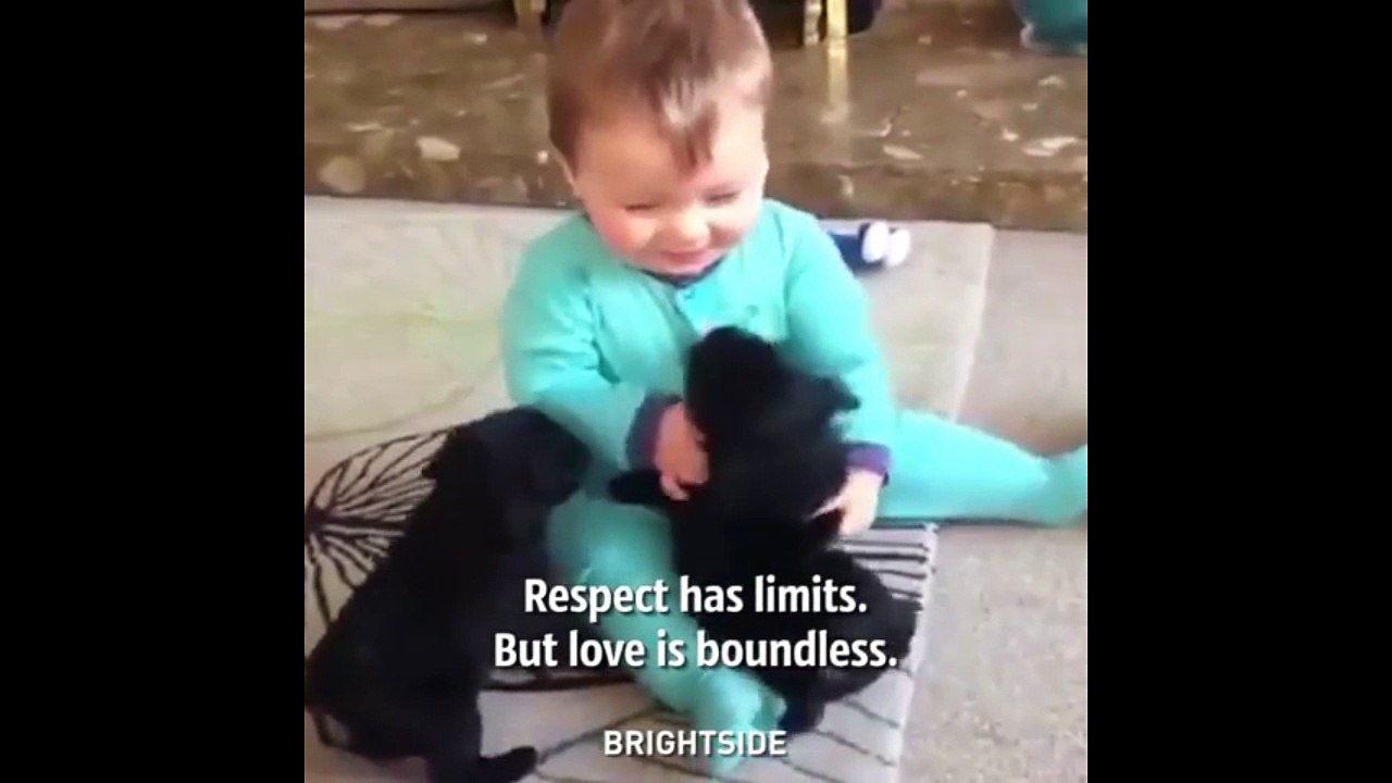 Respect has limits. But love is boundless.