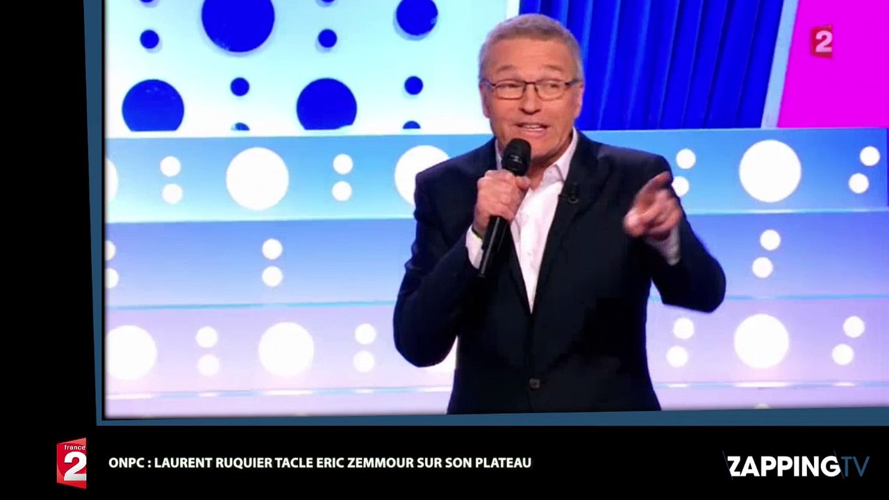 ONPC : Laurent Ruquier tacle Eric Zemmour, son ancien chroniqueur (Vidéo)