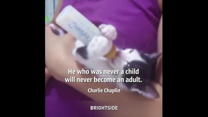 He who was never a child will never become an adult.