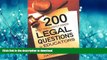 EBOOK ONLINE The 200 Most Frequently Asked Legal Questions for Educators READ PDF BOOKS ONLINE