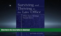 READ PDF Surviving and Thriving in the Law Office FREE BOOK ONLINE