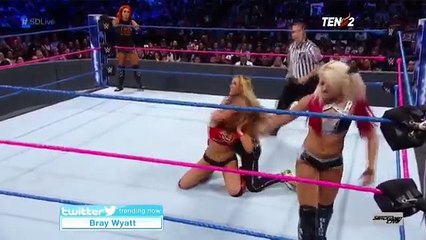 HINDI - Becky Lynch & Nikki Bella vs. Alexa Bliss & Carmella- SmackDown LIVE, 4 October, 2016