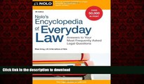 FAVORIT BOOK Nolo s Encyclopedia of Everyday Law: Answers to Your Most Frequently Asked Legal