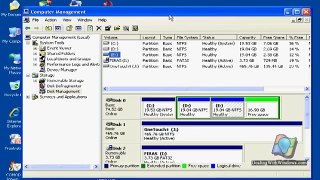 Hard Disk repartitioning using Disk management tool -