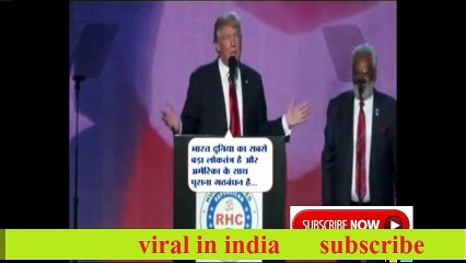 Donald Trump calls Narendra Modi a great man