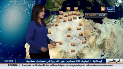 الأحوال الجوية / أحوال الطقس ليوم الأحد 16 أكتوبر 2016