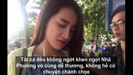 08.Nhã Phương lại ghi điểm vì xinh đẹp tài năng tính cách lại vô cùng tốt khác xa Hari Won