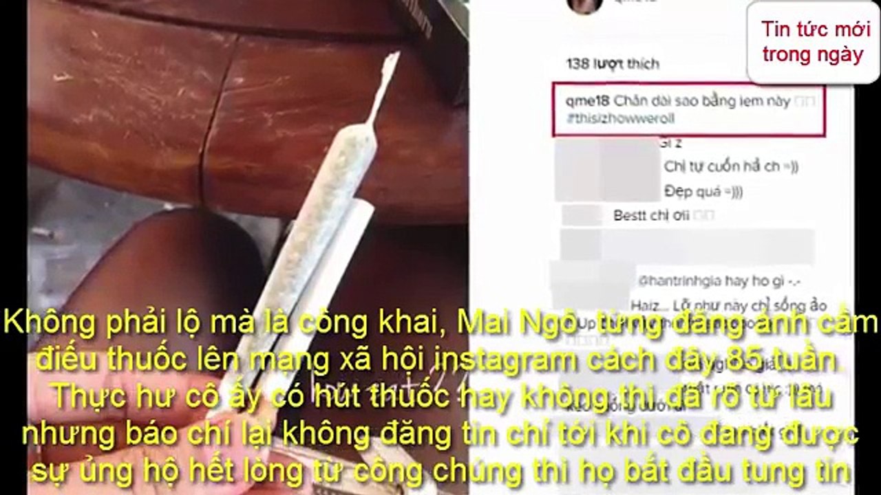 39.Mai Ngô liên tục vướng scandal hút thuốc liệu đây có phải do báo chí cố tình