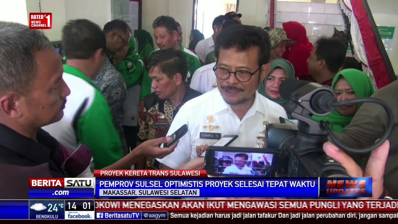 Gubernur Sulsel: Proyek Kereta Trans Sulawesi Masih Berlanjut