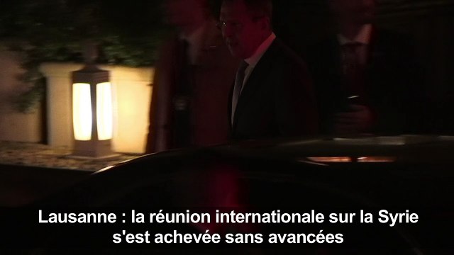 Syrie:la réunion internationale s'achève sans avancées concrètes