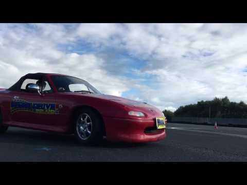 Teenage Stunt Driver Slides Around and Flips Bottle