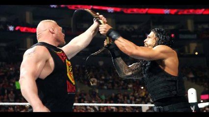 Borck lesnar vs roman reigns wrestlemania 11sep 2016  Highlights