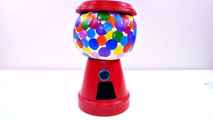How To Make a Gumball Machine Pumpkin _ Fun Fall DIY Crafts for Kids with DCTC