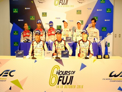 Post Race Press Conference - 6 Hours of Fuji - LMP1 Category