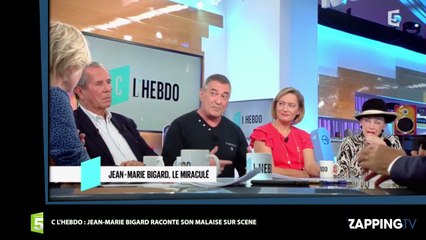 C L’hebdo : Jean-Marie Bigard rétabli, il raconte son terrible malaise (Vidéo)