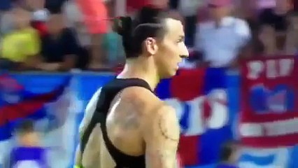 Zlatan Ibrahimovic gets mad at Kingsley Coman