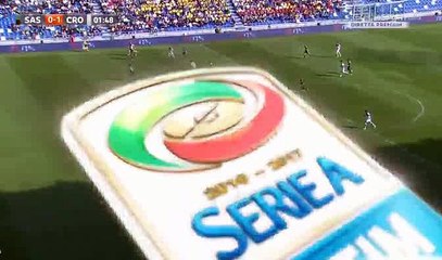 Diego Falcinelli Goal - Sassuolo vs Crotone 0-1 16/10/2016