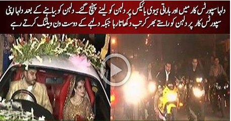 Groom Stunning Sports Bike & Car Driving on Marriage